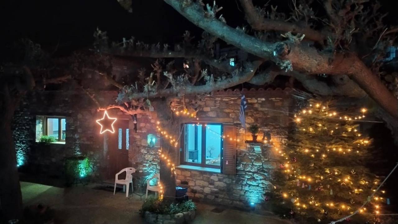"The Stone" Agios Vlasios (Euboea) Exterior foto
